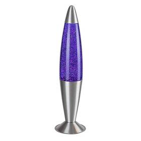 Stolní lampička Rabalux GLITTER2 stříbrná/fialová

