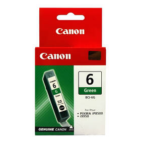 Inkoustová náplň Canon BCI-6G, 360 stran zelená


