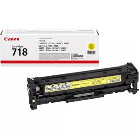 Toner Canon CRG-718Y, 2900 stran žlutý

