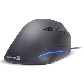 Myš Connect IT Vertical Ergonomic černá


