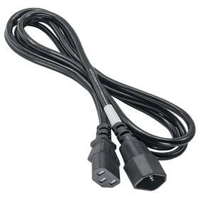 Kabel Akyga prodlužovací, tří pólový, 1,8 m černý

