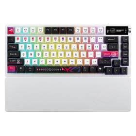 Klávesnice Asus ROG Azoth X (ROG NX Snow V2 / PBT) – US bílá

