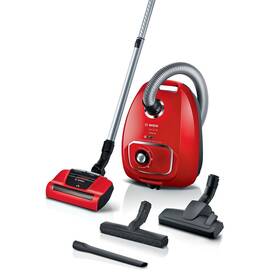 Podlahový vysavač Bosch BGLS4PET2 červená barva
