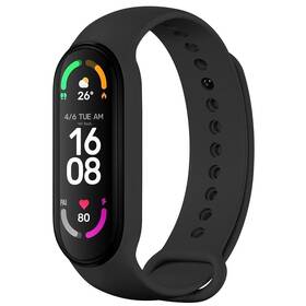 Řemínek FIXED Silicone Strap na Xiaomi Band 7/ Mi Band 6/ Mi Band 5 černý

