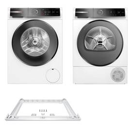 Set výrobků Bosch WGB244A0CS + WQB246DNCS + WTZ27510 bílý

