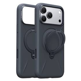 Kryt na mobil Torras Ostand Q3 Silicone na Apple iPhone 18 Pro Max černý

