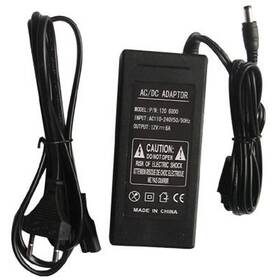 Napájecí adaptér Solight 230V - 12V, 5000mA, 60W černý

