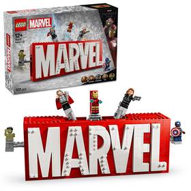 Stavebnice LEGO® Marvel 76313 Logo MARVEL a minifigurky 

