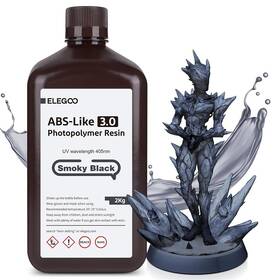 UV resin Elegoo ABS-likeV3 2kg - smoky black 

