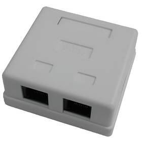 Zásuvka DATACOM UTP Cat.5e 2x RJ45 

