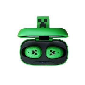 Sluchátka OTL Technologies Minecraft 3D TWS zelená

