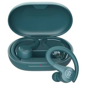 Sluchátka JLab Go Sport+ True Wireless Headphones tyrkysová barva

