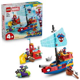 Stavebnice LEGO® ǀ Marvel Spidey a jeho úžasní přátelé 11208 Pirátská loď Spideyho týmu 

