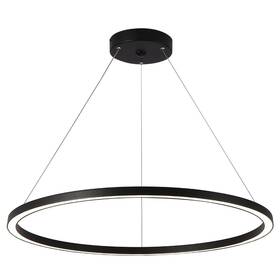 Závěsné svítidlo IMMAX NEO FINO SMART 1 kruh, 80cm, 60W, Zigbee 3.0, TUYA černé

