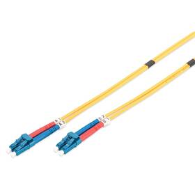 Kabel Digitus Optic Patch, LC / LC, Singlemode, OS1, 09/125 µ, 1m žlutý

