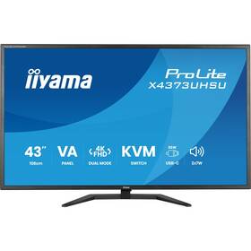 Monitor IIYAMA ProLite X4373UHSU-B2 černý

