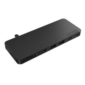 Dokovací stanice Lenovo USB-C Slim Travel Dock černá

