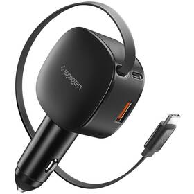 Adaptér do auta Spigen Essential 60W černý

