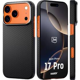 Kryt na mobil 3mk HARDY Aramid MagCase na Apple iPhone 17 Pro černý

