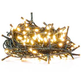 Vánoční osvětlení RETLUX RXL 262, řetěz, 8 funkcí, 100 LED, 10 m, teplá bílá 

