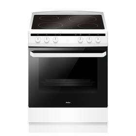 Sklokeramický sporák Amica SS 6110 RW bílý

