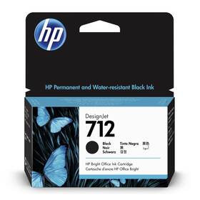 Inkoustová náplň HP 712, 38 ml černá

