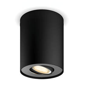 Bodové svítidlo Philips Pillar White Ambiance Spot, bez ovladače černé

