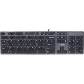 Klávesnice A4Tech KV-300H, USB, CZ šedá

