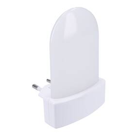 Noční světlo Solight 0,5 W, RGB, se světelným sensorem bílé

