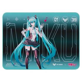 Podložka pod myš Asus TUF Gaming P1 Hatsune Miku Edition tyrkysová barva
