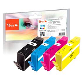 Inkoustová náplň Peach HP 903, MultiPac, 1x 330/3x 345 stran vícebarevná

