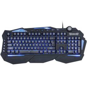 Klávesnice C-Tech Scorpia V2, CZ/SK černá barva
