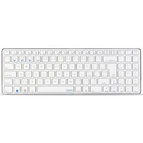Klávesnice Rapoo E9100M, CZ/SK bílá barva
