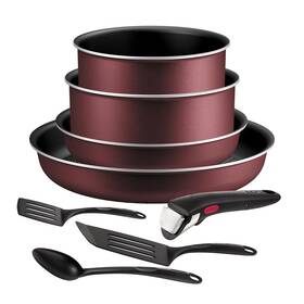 Sada nádobí Tefal L7248802, 8 ks vínová

