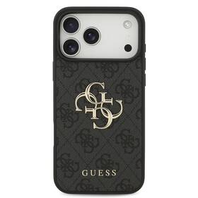 Kryt na mobil Guess 4G Metal Logo na Apple iPhone 18 Pro šedý

