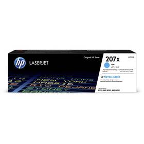 Toner HP 207X, 2 450 stran azurová barva
