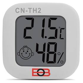 Senzor Elektrobock CN-TH2,  teploty a vlhkosti bílá barva
