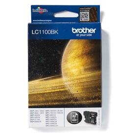 Inkoustová náplň Brother LC-1100Bk, 450 stran černá

