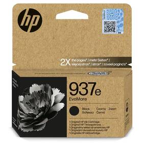 Inkoustová náplň HP EvoMore 937e, 2500 stran černá


