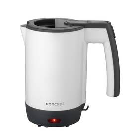 Rychlovarná konvice Concept RK7030 0,5 l + 2 šálky bílá barva
