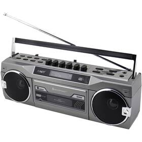 Radiomagnetofon s DAB+ Soundmaster SRR80TI šedý

