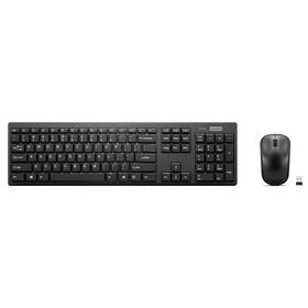 Klávesnice s myší Lenovo 100 Wireless Combo, US černá

