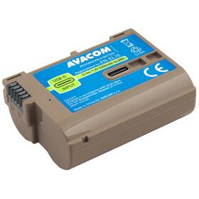 Baterie Avacom Nikon EN-EL15 Li-Ion 7.2V 2250mAh 16.2Wh USB-C šedá

