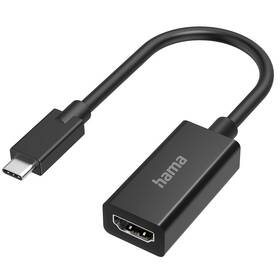 Redukce Hama USB-C/HDMI, UHD/4K černá barva
