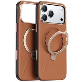 Kryt na mobil Torras Ostand Q3 VegSkin na Apple iPhone 18 Pro Max hnědý

