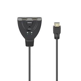 Redukce Hama HDMI 4K prepínač 2x1, 2 vstupy černá


