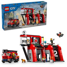 Stavebnice LEGO® City 60414 Hasičská stanice s hasičským vozem 

