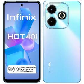 Mobilní telefon Infinix Hot 40i 4 GB / 128 GB modrý

