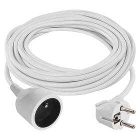 Kabel prodlužovací EMOS 1x zásuvka, 10m bílý

