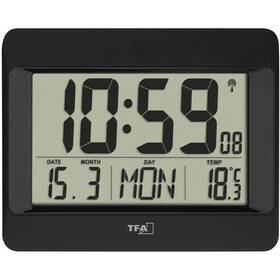 Nástěnné hodiny TFA TFA 60.4519.01 černé

